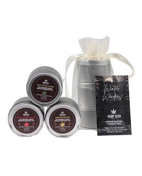 Earthly Body 2023 Holiday 3 in 1 Candle Trio Gift - 2 oz Asst. Scents