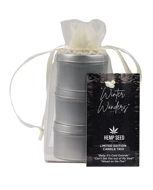 Earthly Body 2023 Holiday 3 in 1 Candle Trio Gift - 2 oz Asst. Scents